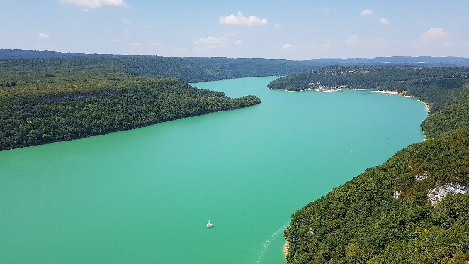 Le Tour du Lac de Vouglans à VTT