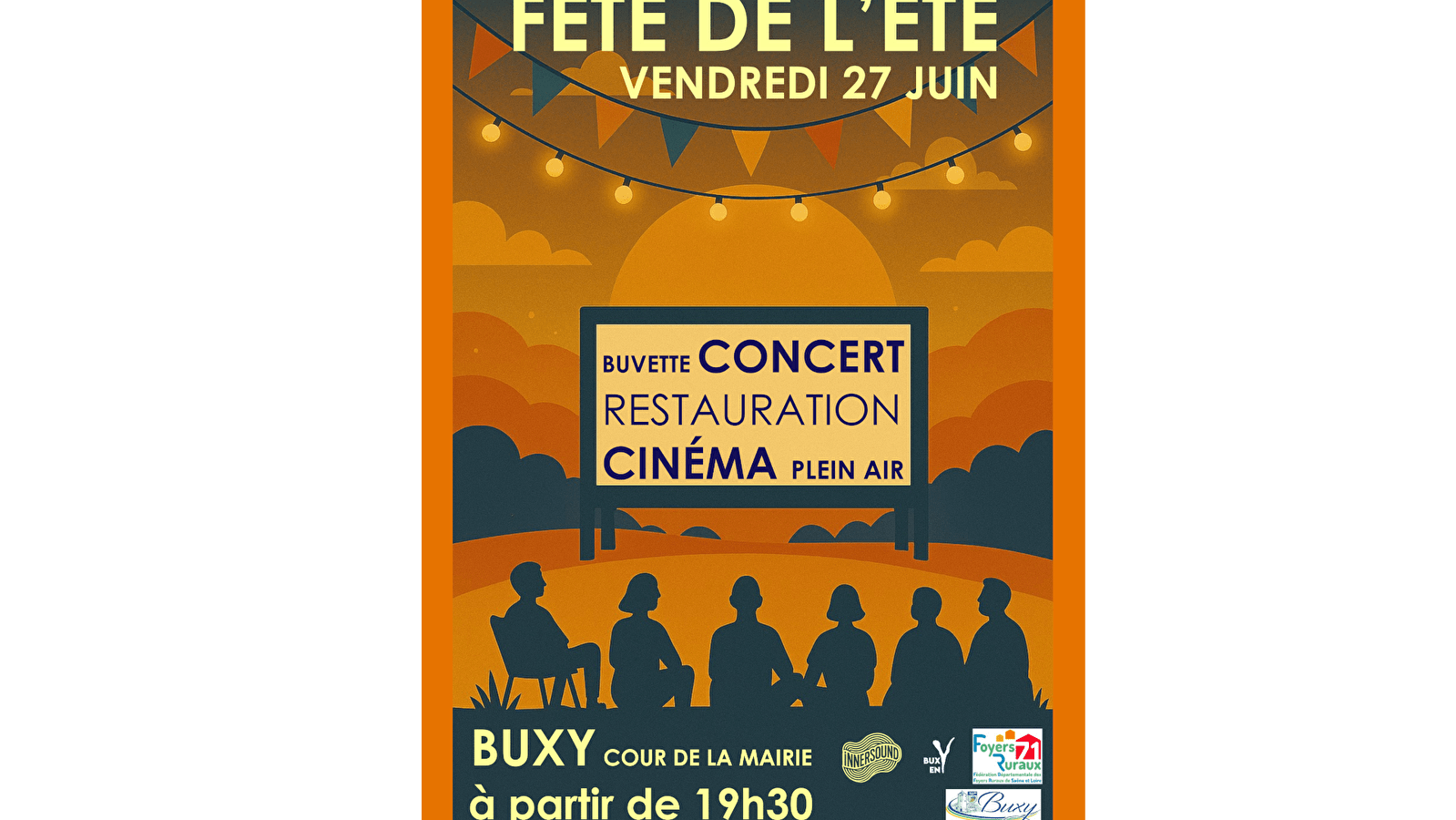 Fête de l'été : Cinéma en plein air et animations