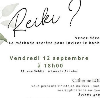 Qu'est ce que le Reiki ! - LONS-LE-SAUNIER