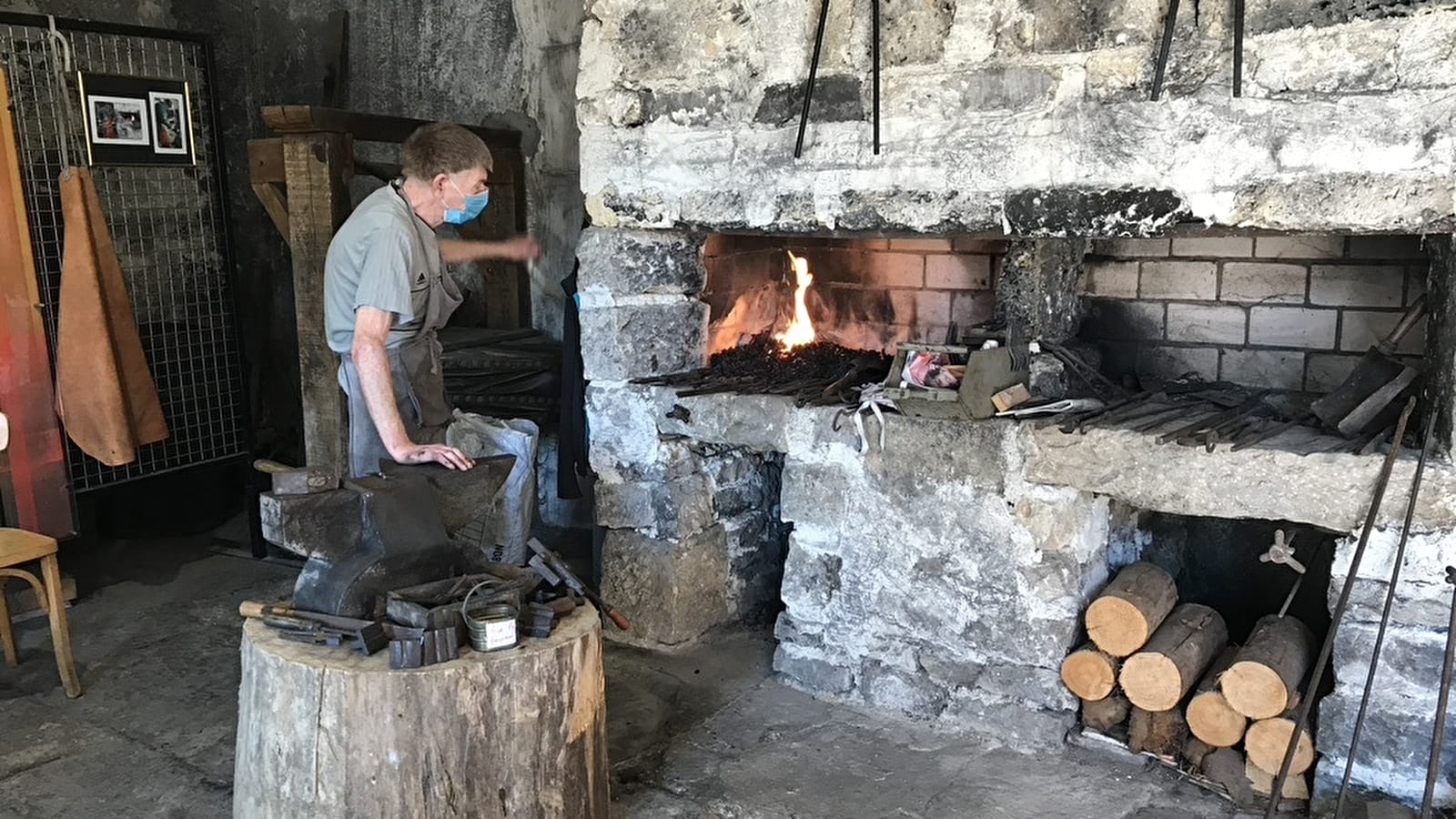 Démonstration de Forge - Musée de la pince