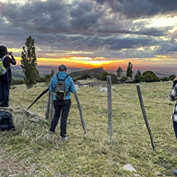 Réveil photographique sur la Roche de Solutré - SOLUTRE-POUILLY