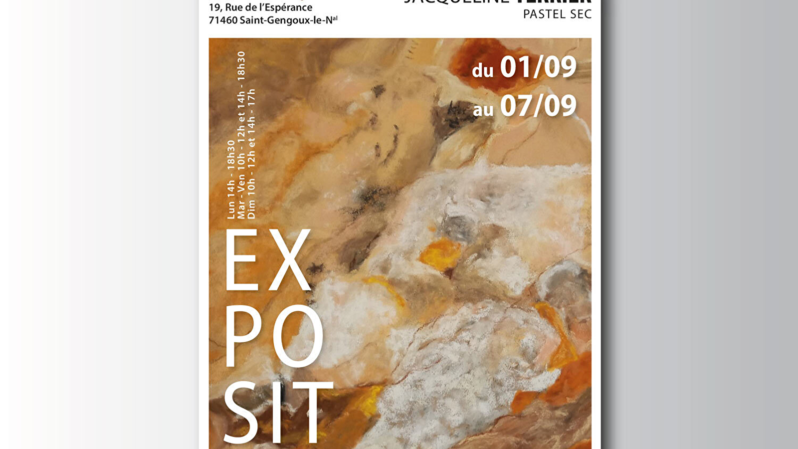 Exposition de Pastels secs de Jacqueline Terrier