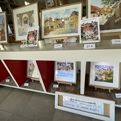 Jérémy Soheylian s'invite dans la vitrine de l'office de tourisme