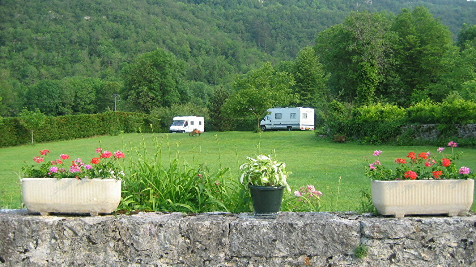 Aire de camping-car chez M. Benoît