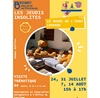 Jeudis insolites : visite du Musée de l'Ours - LOUHANS