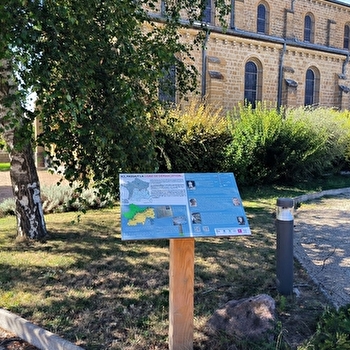 Ligne de démarcation - ancien poste de contrôle allemand - Pupitre - POISSON