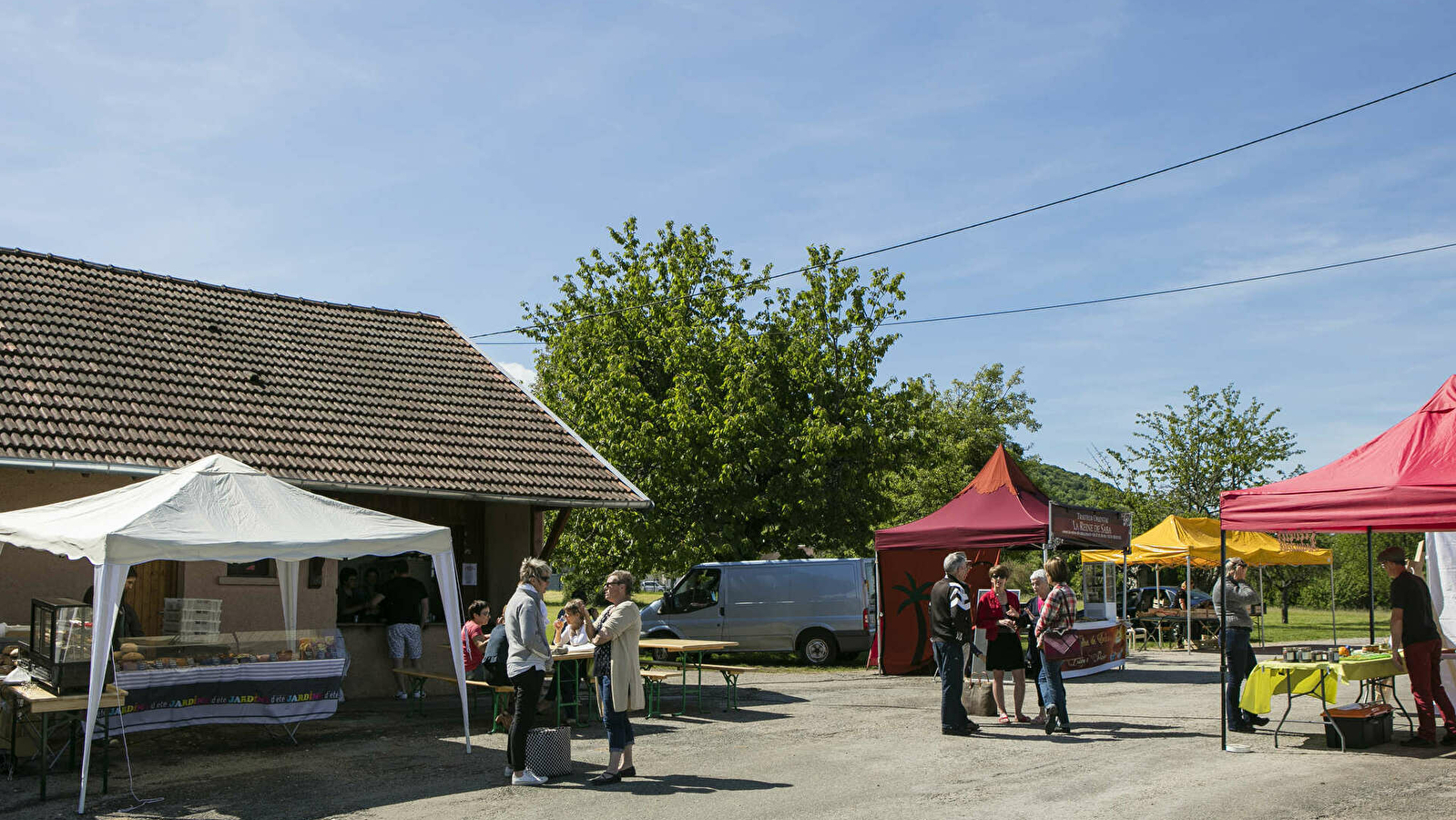 Marché des producteurs à Busy