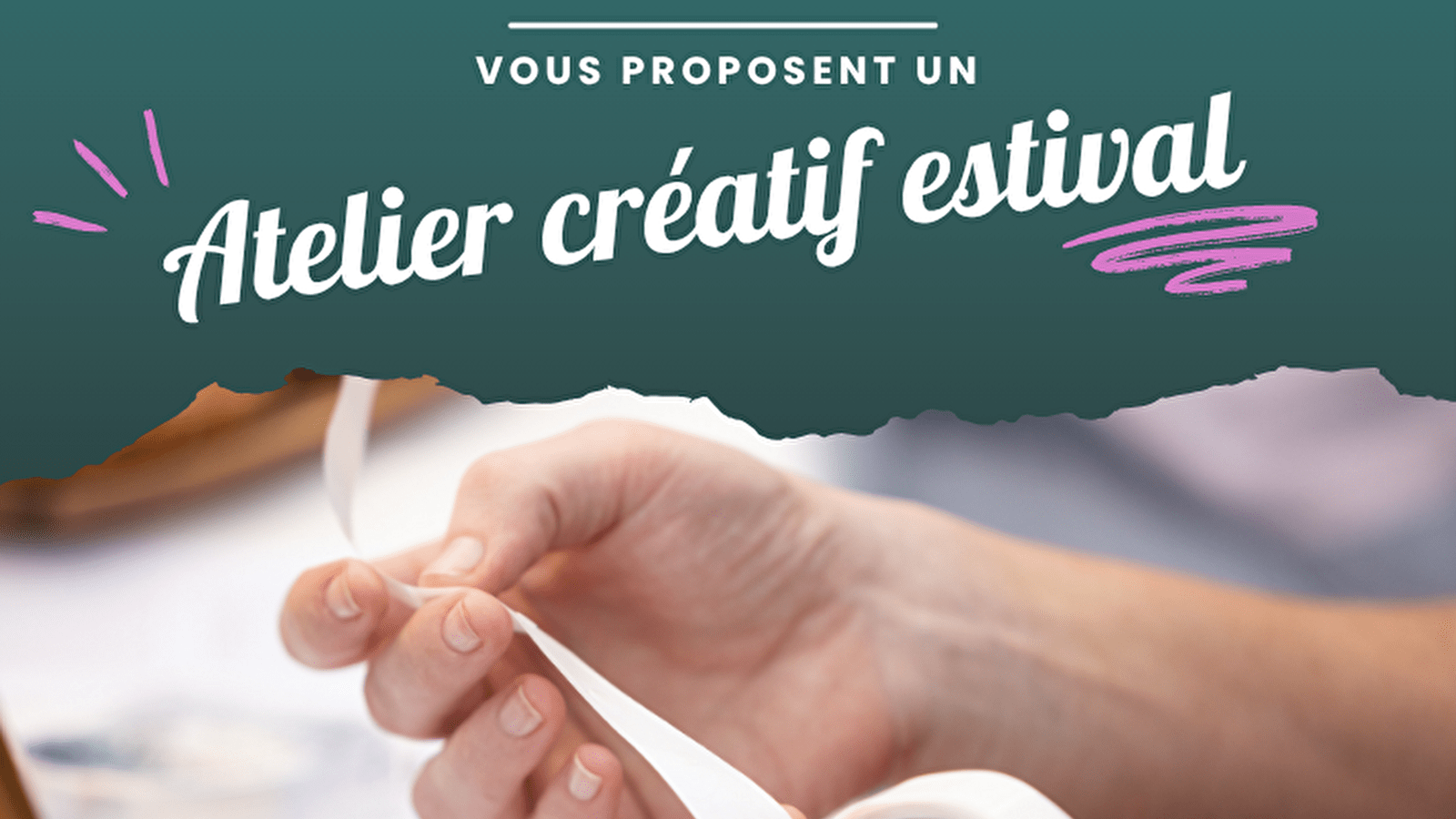 Atelier créatif estival