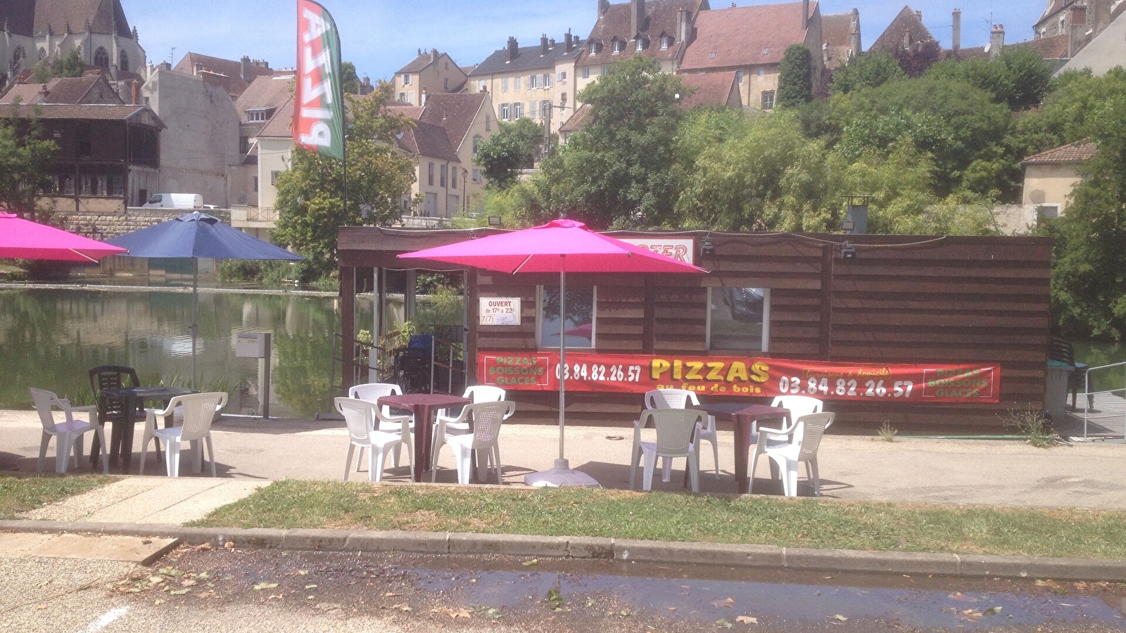 Bateau à pizza