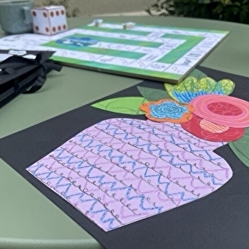 Tableau fleuri aux multiples couleurs ! - ROMANECHE-THORINS