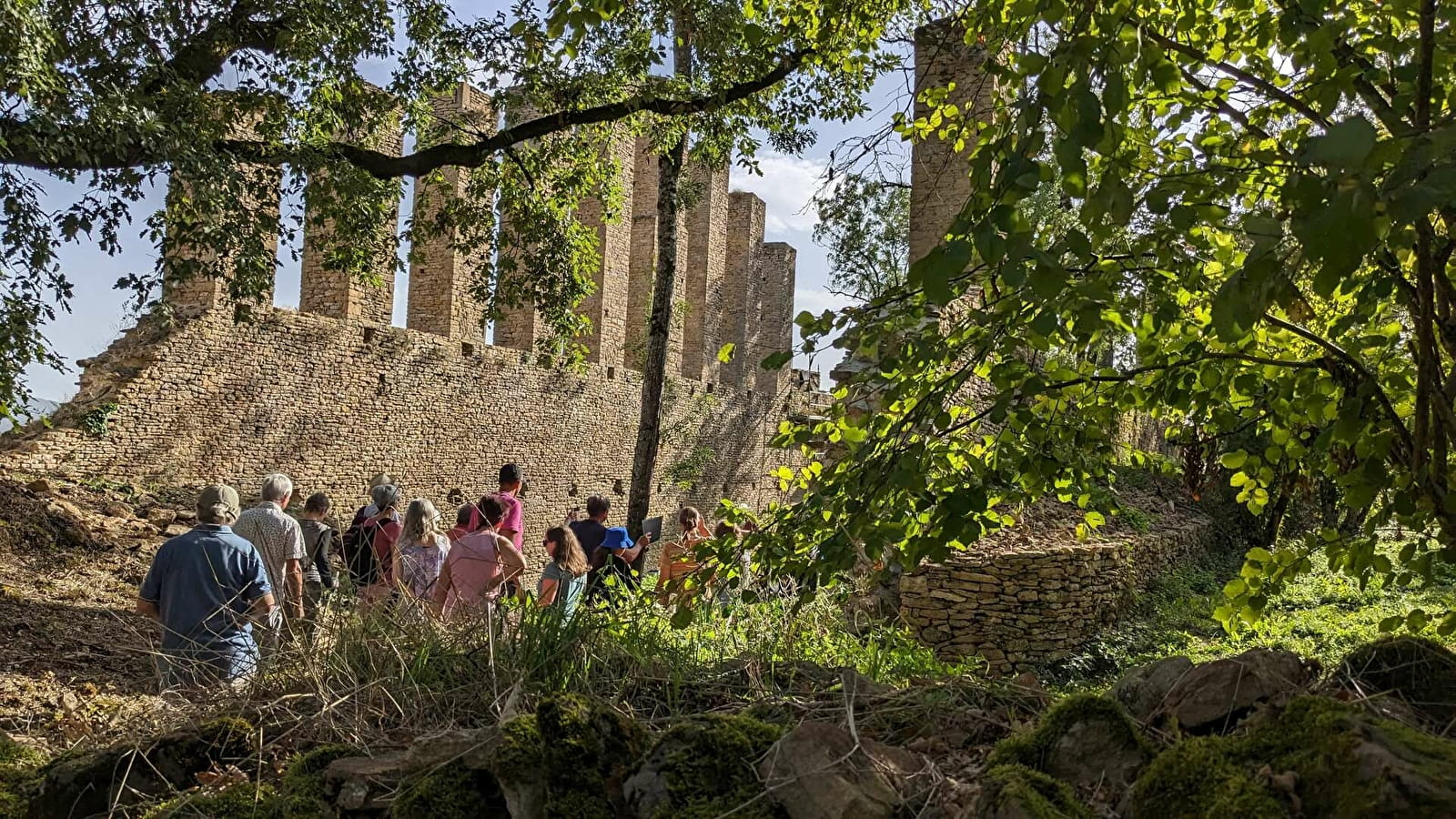 Visite du chateau de Lourdon
