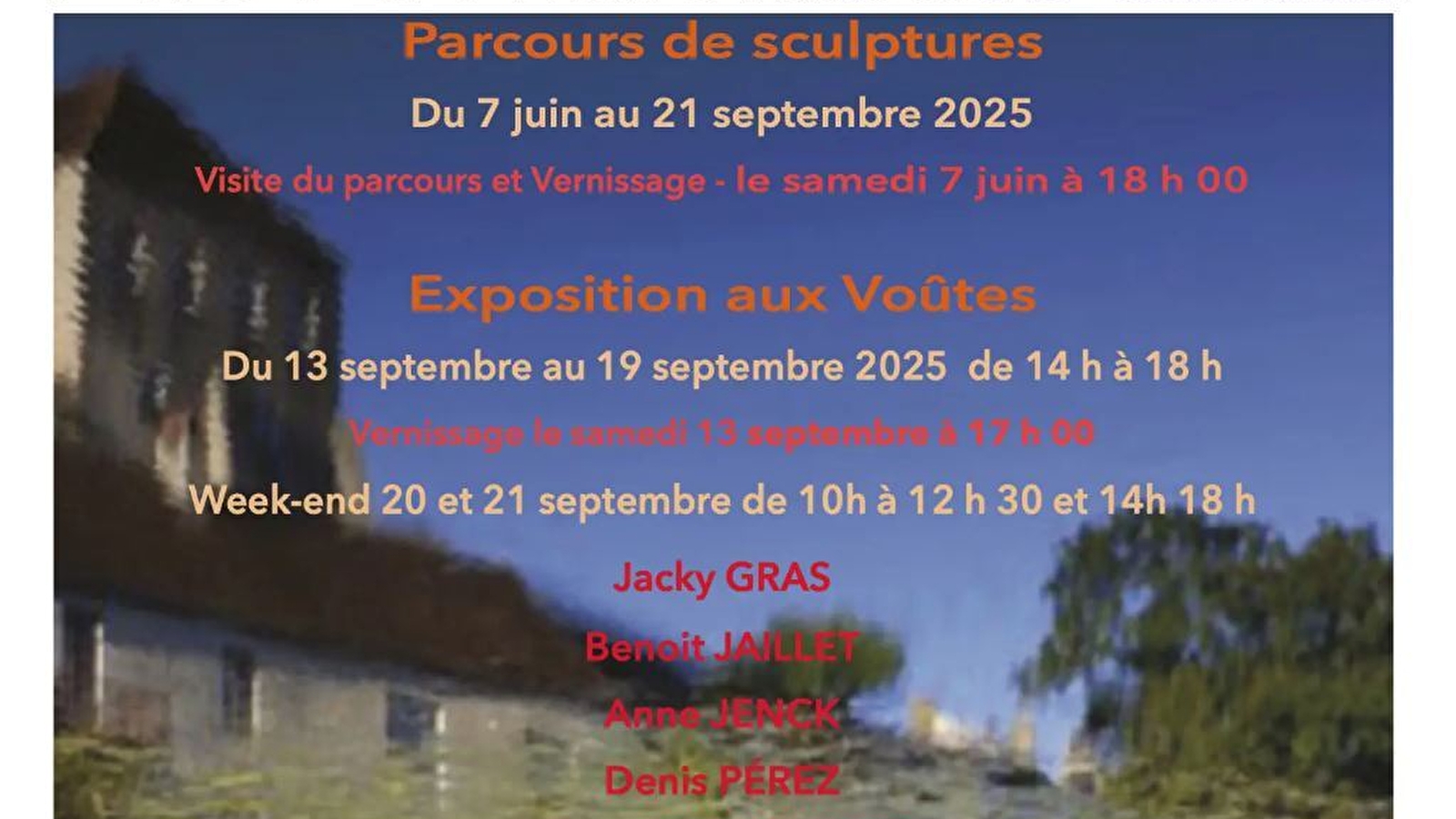 Exposition V'île Art Parcours de sculptures 
