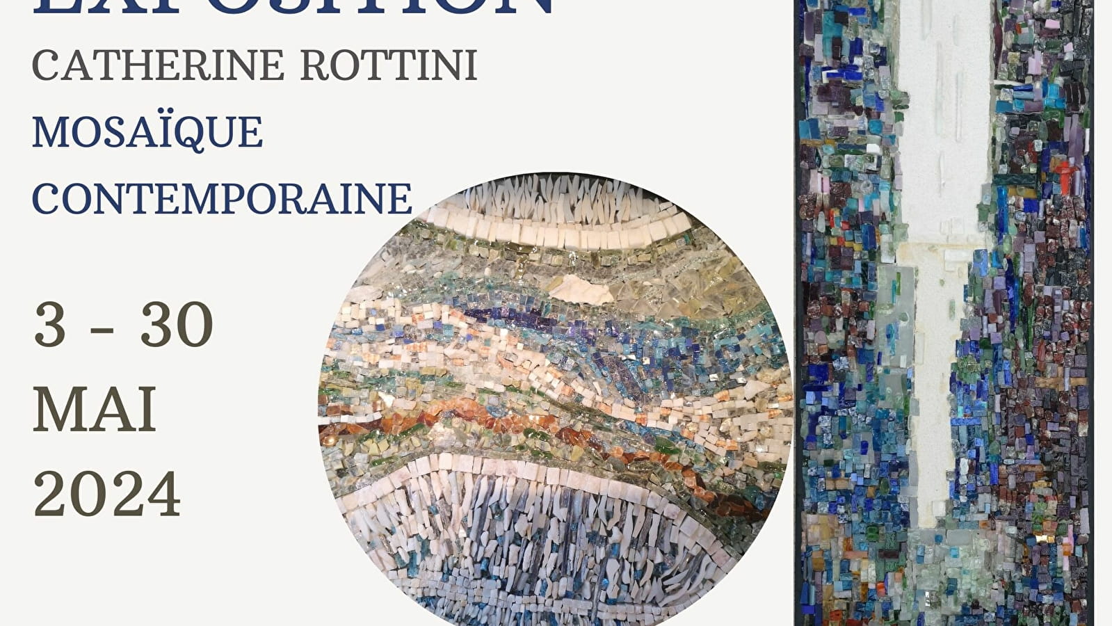 Exposition de mosaïque contemporaine de Catherine ROTTINI