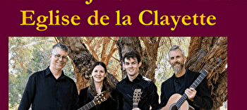 Concert de quatuor de guitares - LA CLAYETTE