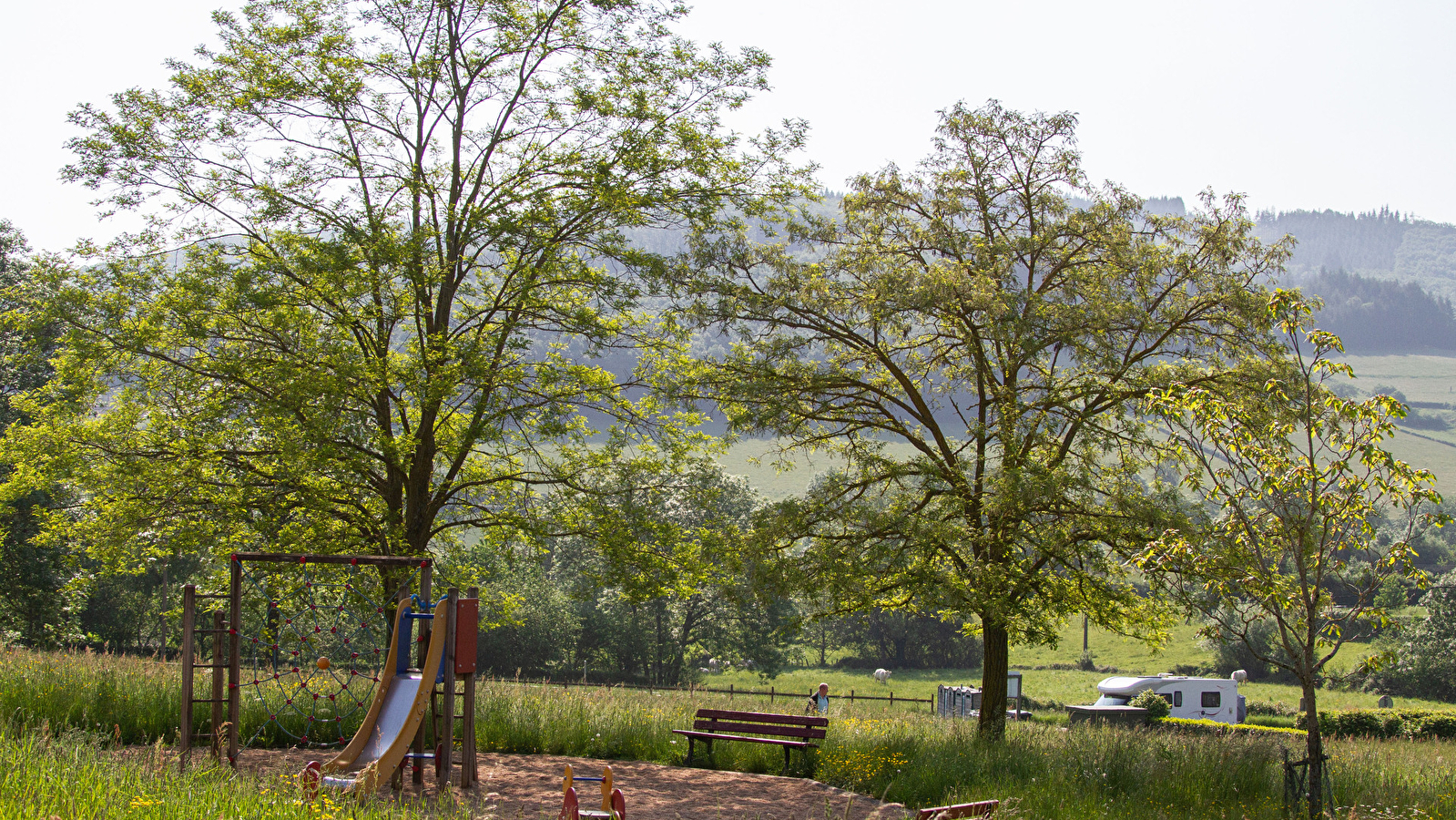 Aire de service pour les campings-cars