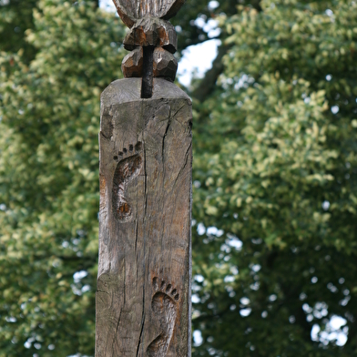 La Borne de Saint-Jacques, création de François Davin