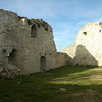 Pic et vestiges du château d'Oliferne - VESCLES