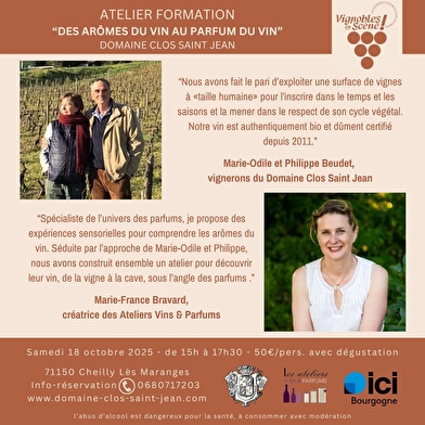 Des arômes du Vin au Parfum du vin