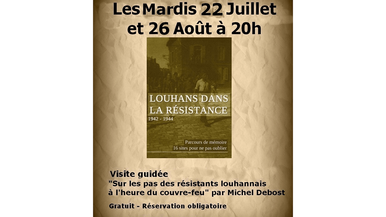 Visite guidée sur les pas des résistants