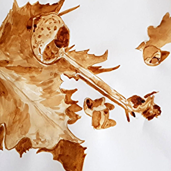 Stage d'été dessin et peinture : Je peins avec du café - VOILLANS