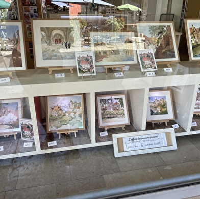 Jérémy Soheylian s'invite dans la vitrine de l'office de tourisme