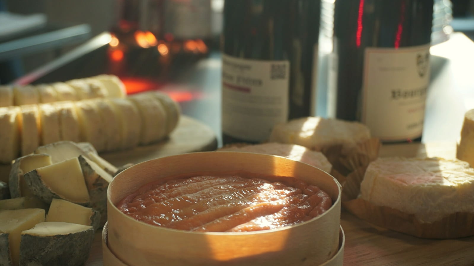 Dégustation de fromages et vins locaux