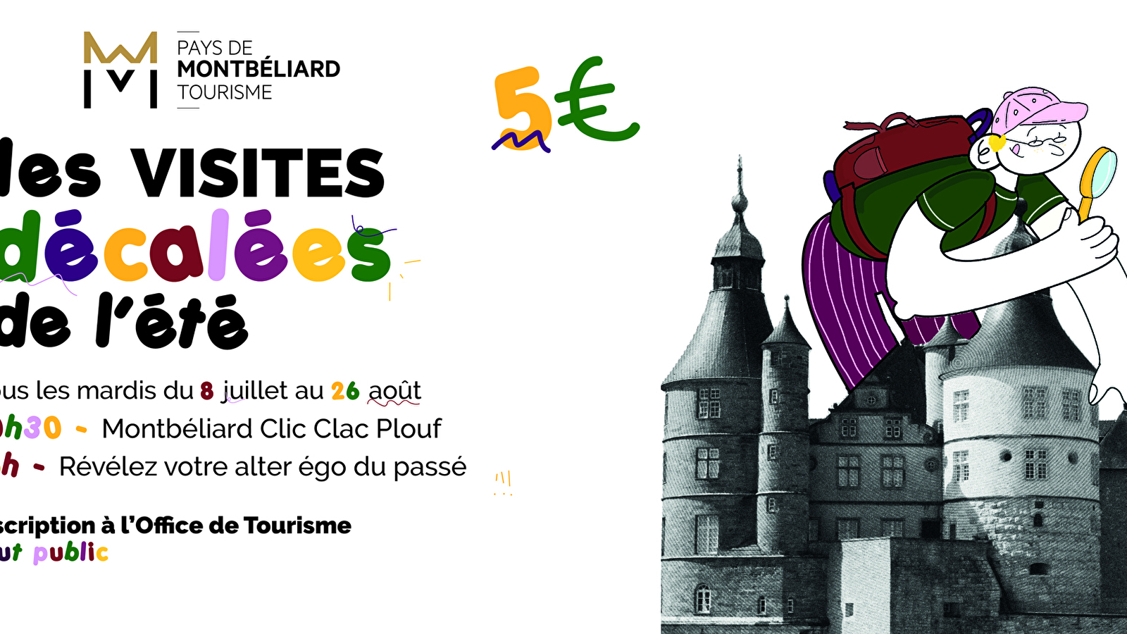 Visite décalée de l'été 'Révélez votre alter ego du passé'