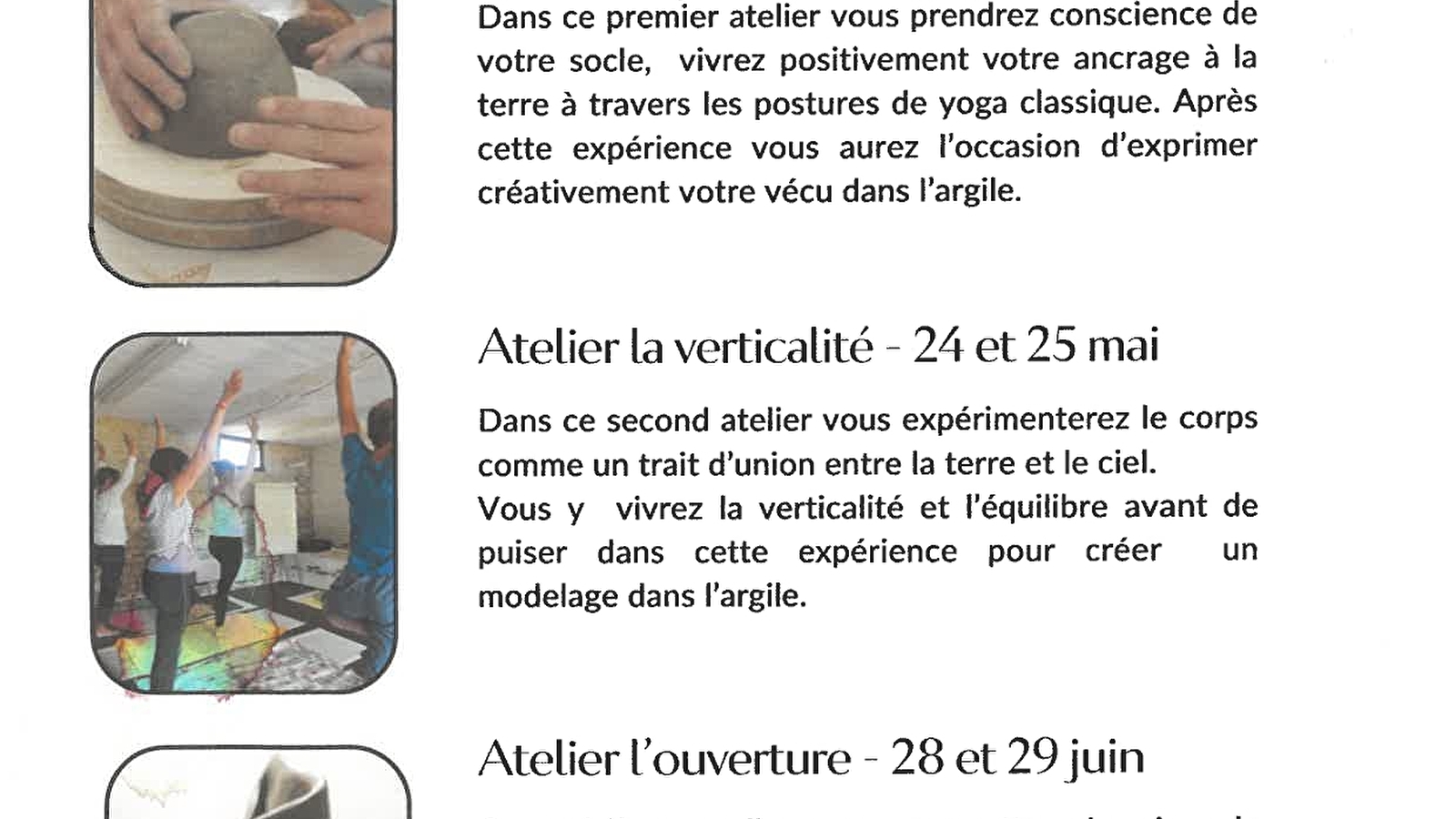 Les éléments terre du yoga