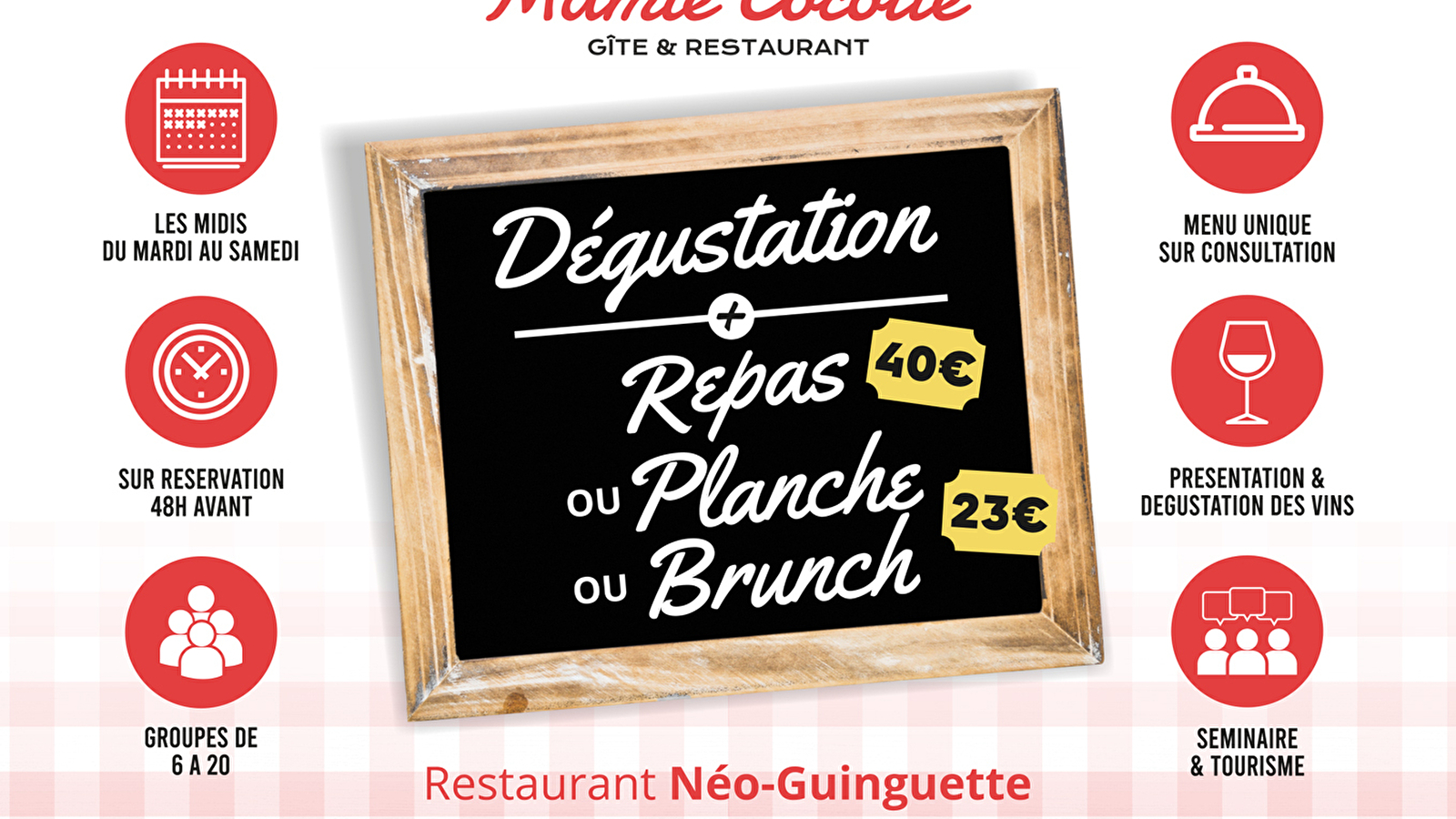 Découverte oenologie-gastronomie
