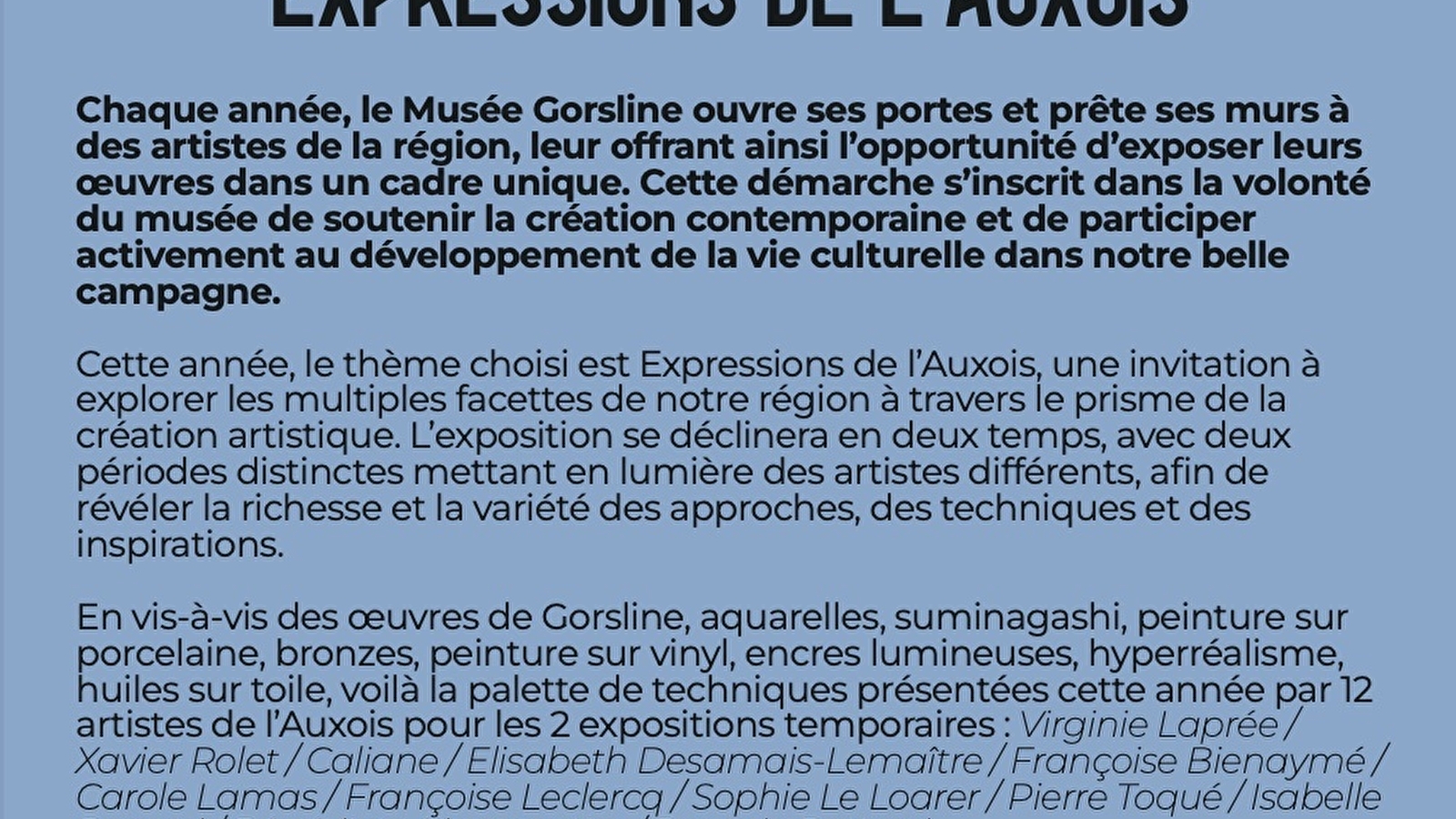 Expressions de l'Auxois - Partie 1