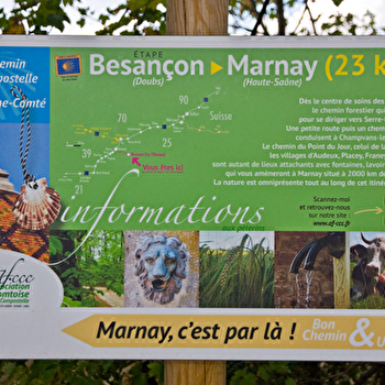 Chemin de Compostelle - Bretelle Besançon Marnay AF-CCC - BESANCON