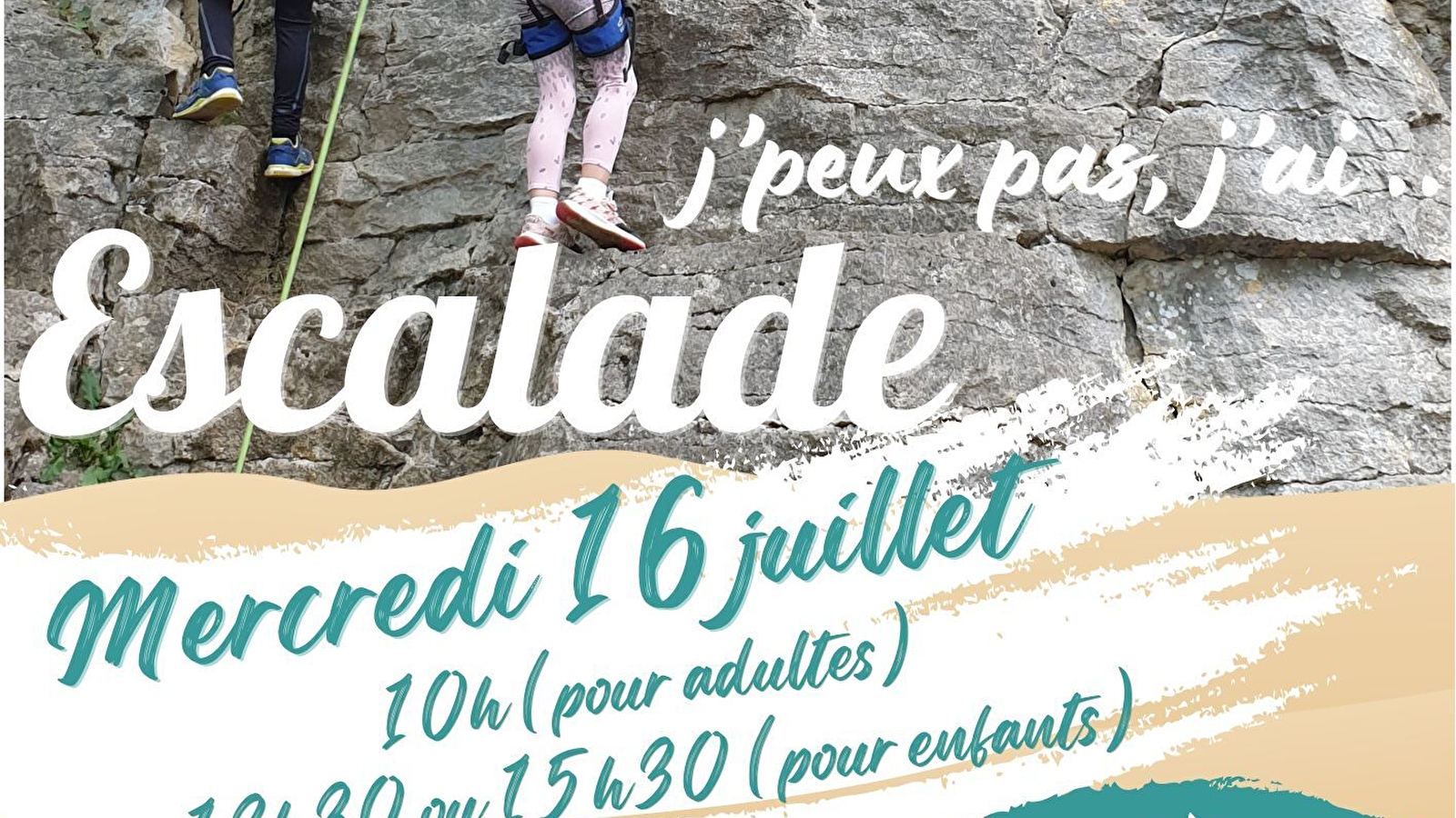 Initiation à l'escalade pour enfants