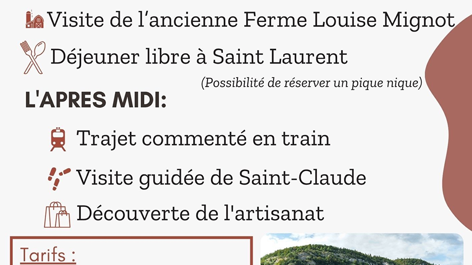 Excursion Ligne des Hirondelles depuis Saint-Laurent
