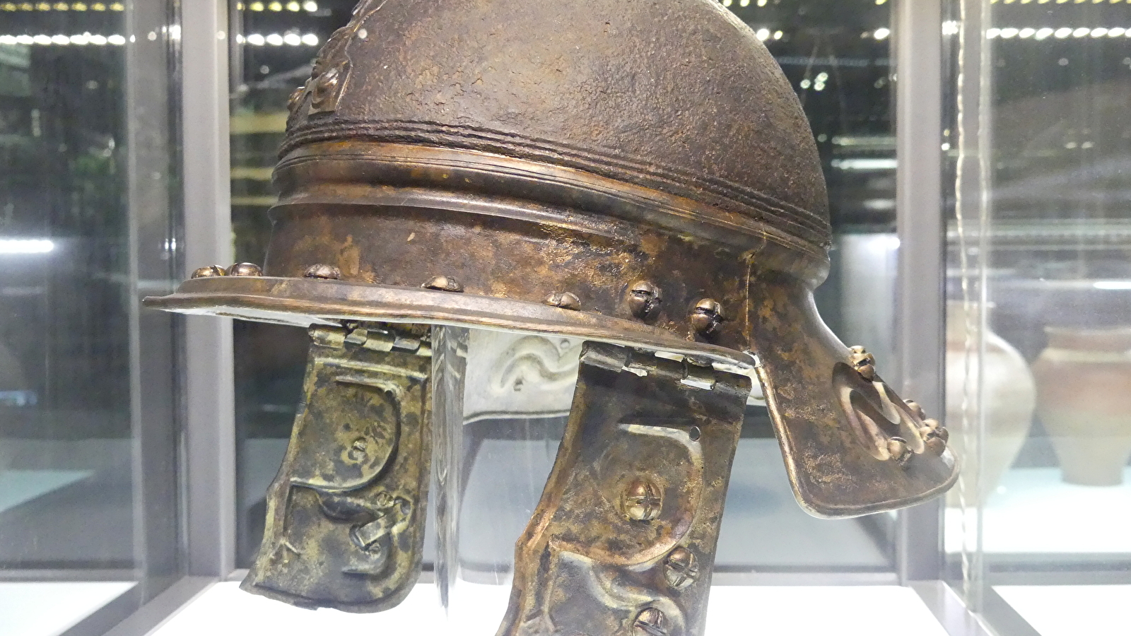 Atelier casque romain