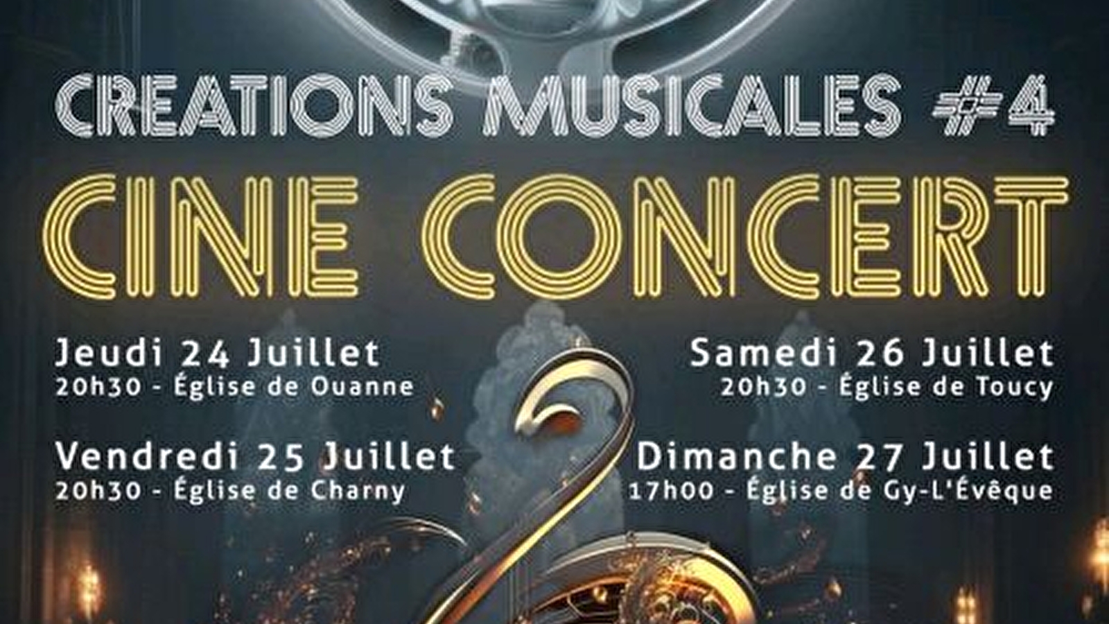 ciné concerts des créations musicales # 4.
