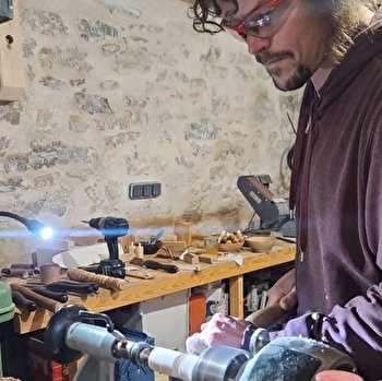Démonstration tournage sur bois - ARBOIS