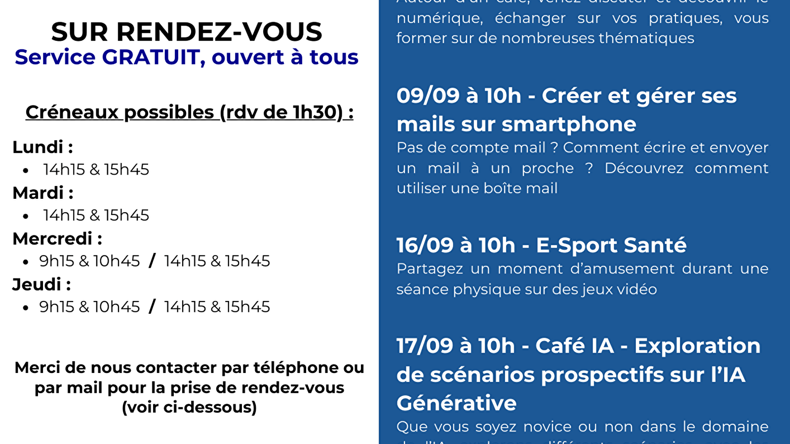 Ateliers Conseillère Numérique - café IA