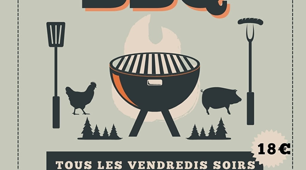 Barbecue party à Loue à la Bouche Du 7 juin au 31 août 2024