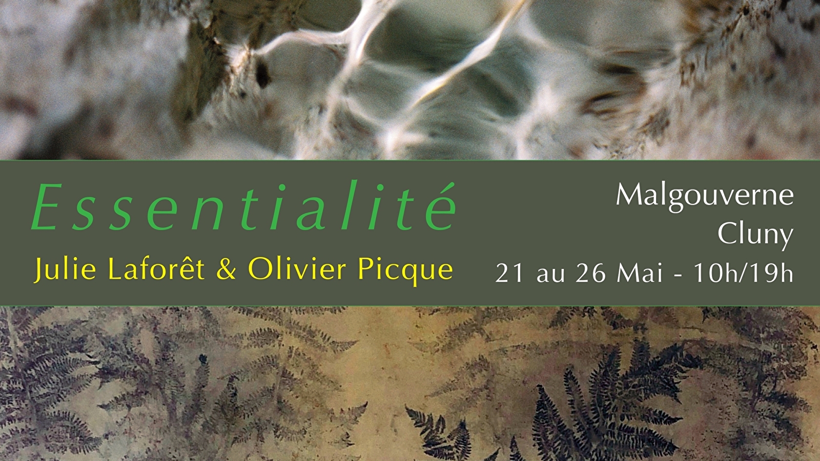 Exposition artistique Essentialité / Olivier Picque et Julie Laforêt