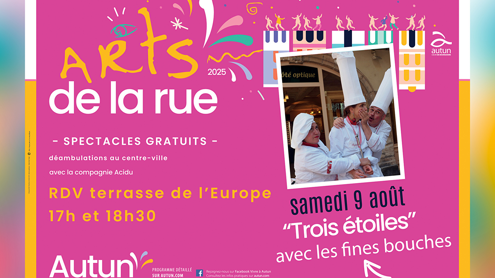 Arts de la Rue - 'Trois étoiles' avec les fines bouches