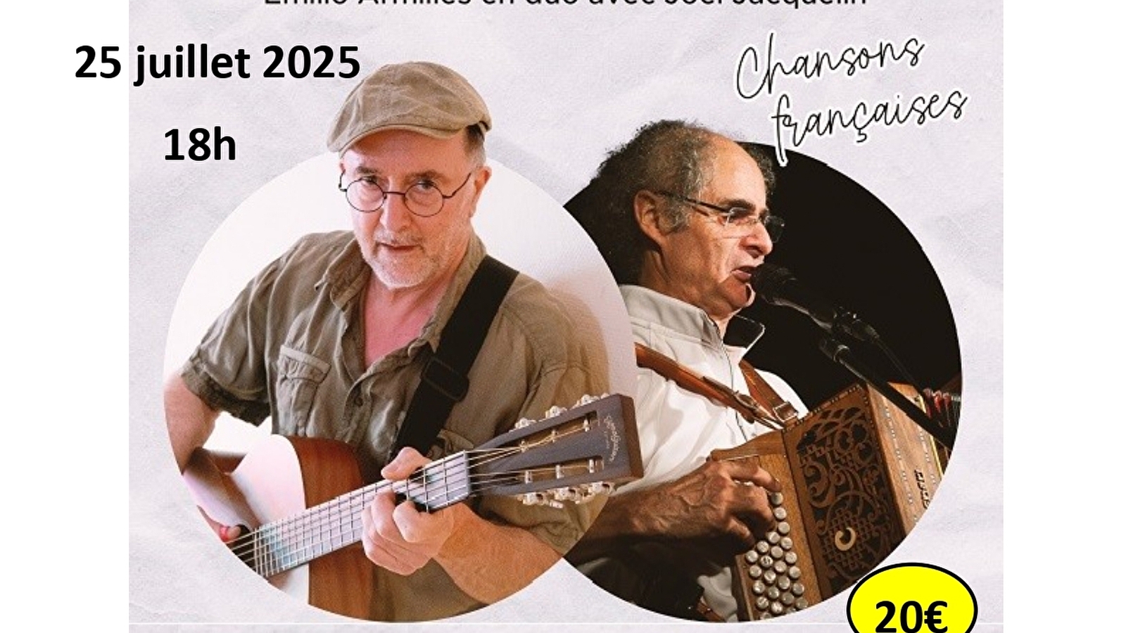 Concert dédié à la chanson française