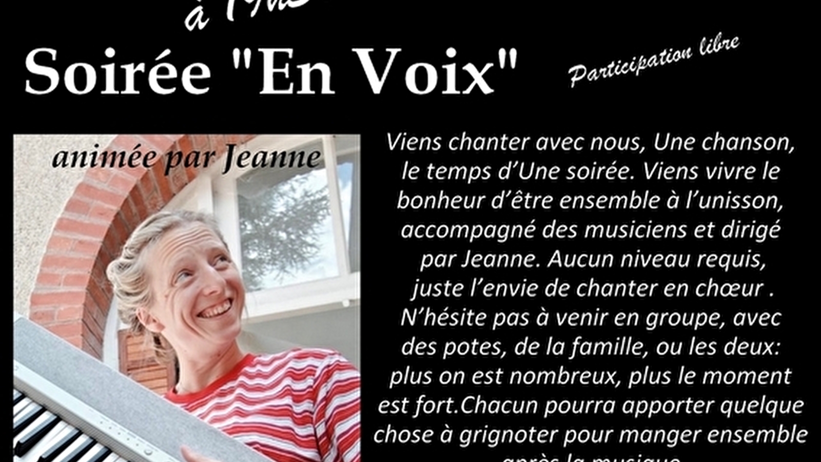 Soirée 'En Voix'