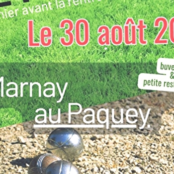 Concours de pétanque - MARNAY