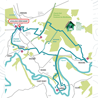 Entre Abbaye et Châteaux - Version 8,5 km