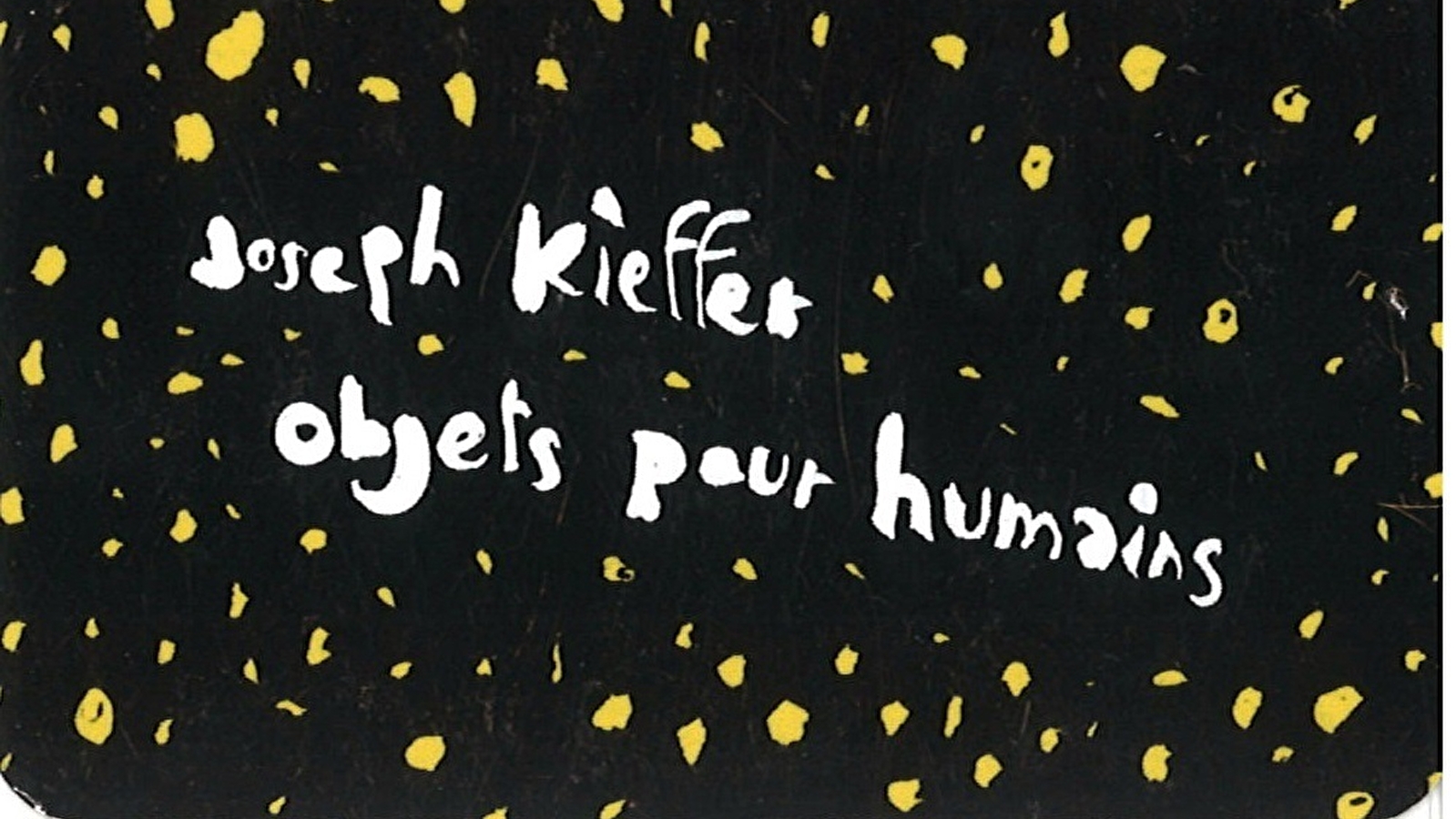 Joseph Kieffer - Atelier ouvert