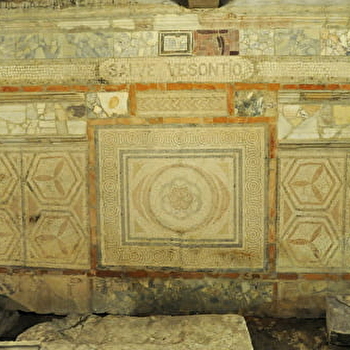 Les mosaïques gallo-romaines de Besançon / Circuit n°2 : La Domus de la Faculté des lettres - BESANCON
