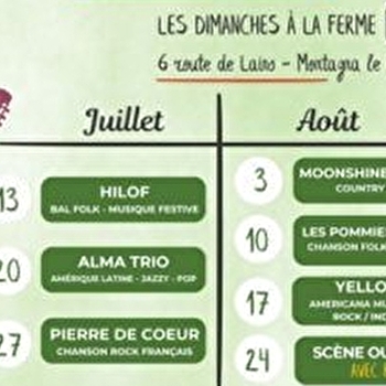 Concerts tartines - Montlainsia