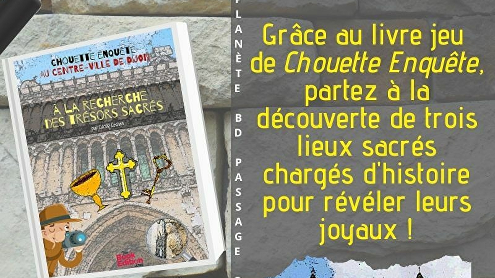 Chasse aux trésors sacrés au centre-ville de Dijon Du 18 janv au 31 déc 2024