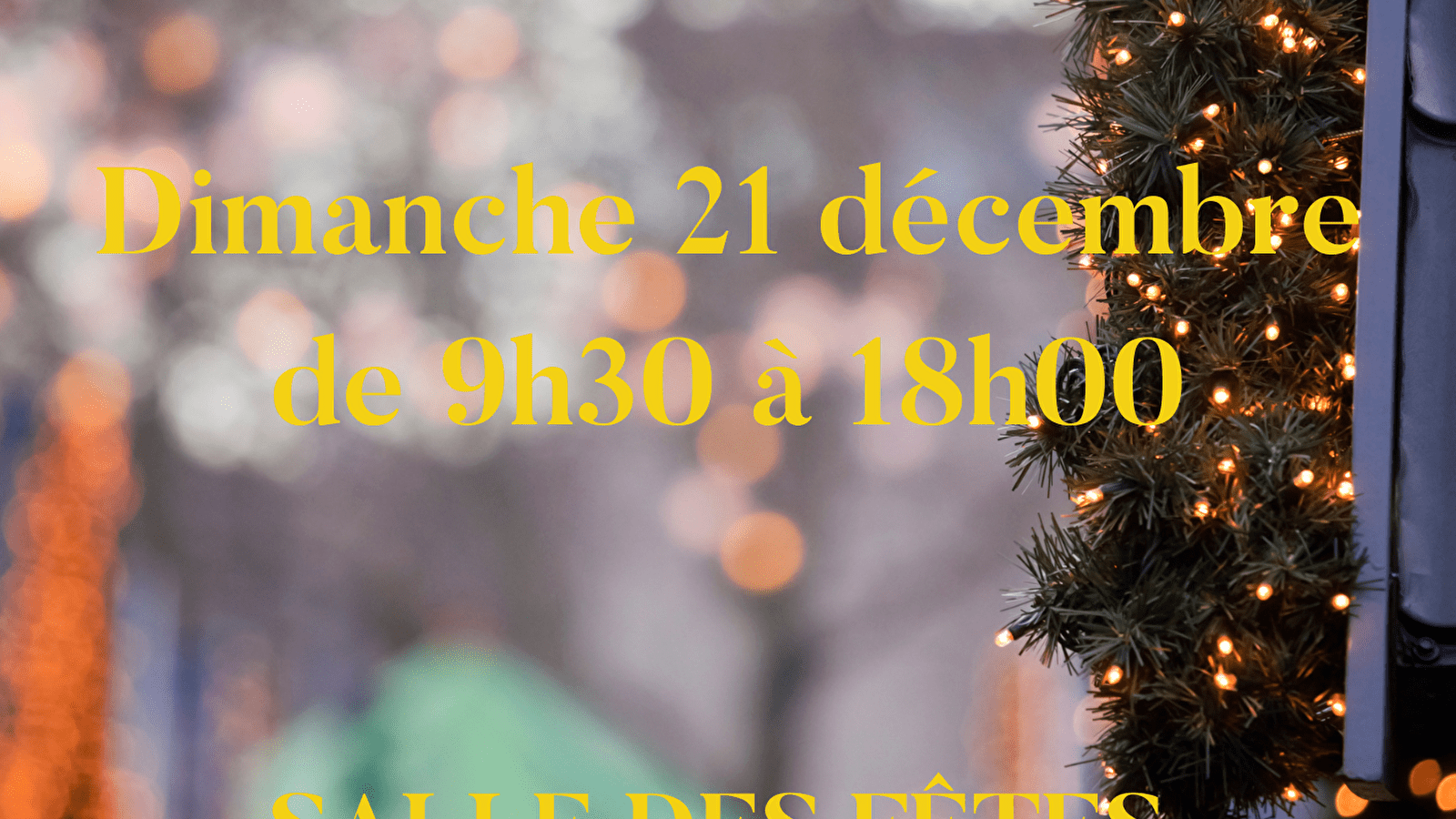 Marché de Noël de Tramayes