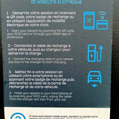 Location de véhicules - Station service Super U - borne de recharge
